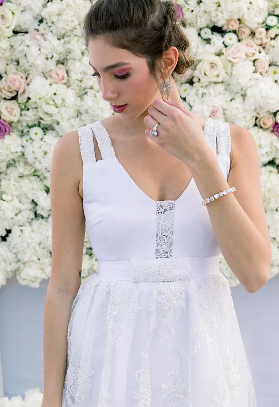 M. GACITUA Three Sisters Tiered Dress