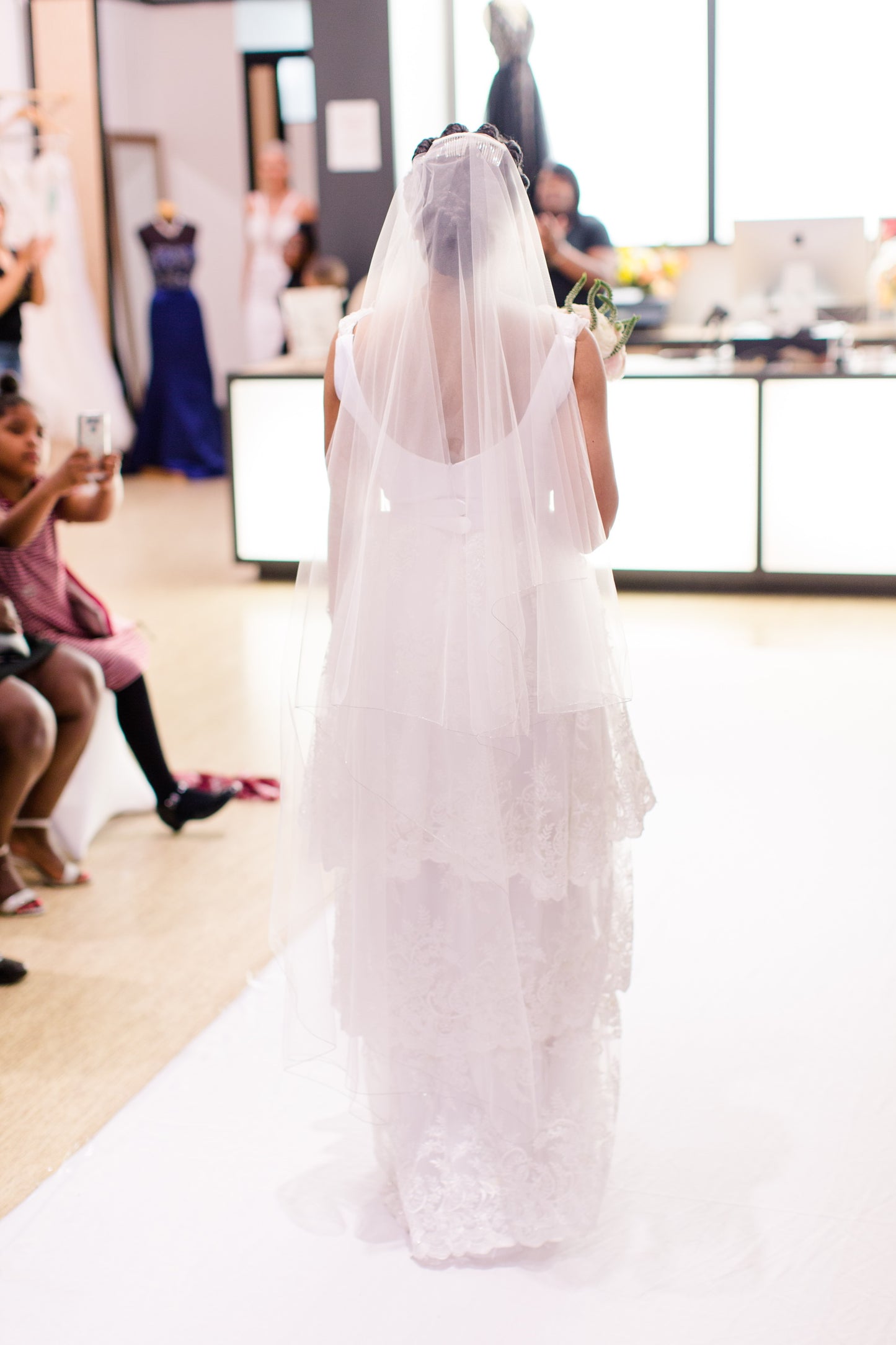 M. GACITUA Three Sisters Tiered Dress